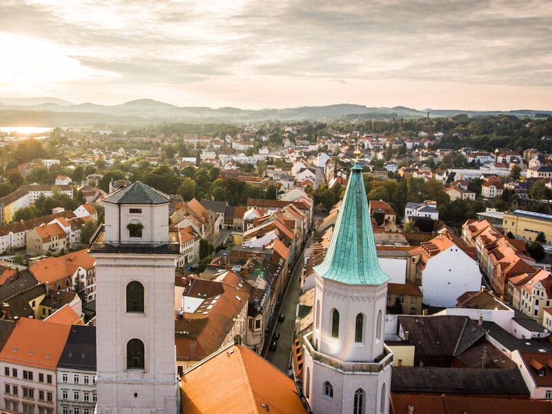 Blick über Zittau